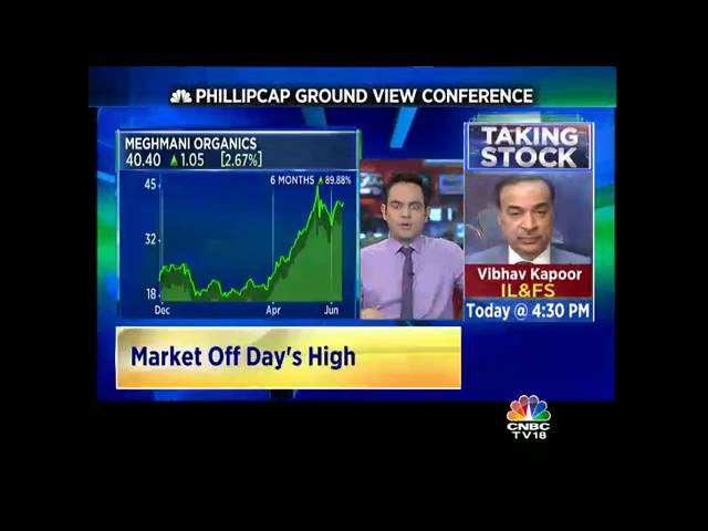 YouTube thumbnail for the Meghmani Organics CNBC-TV18 segment